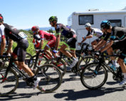Cyclists passing at Tour De France, Mont Ventoux 2016