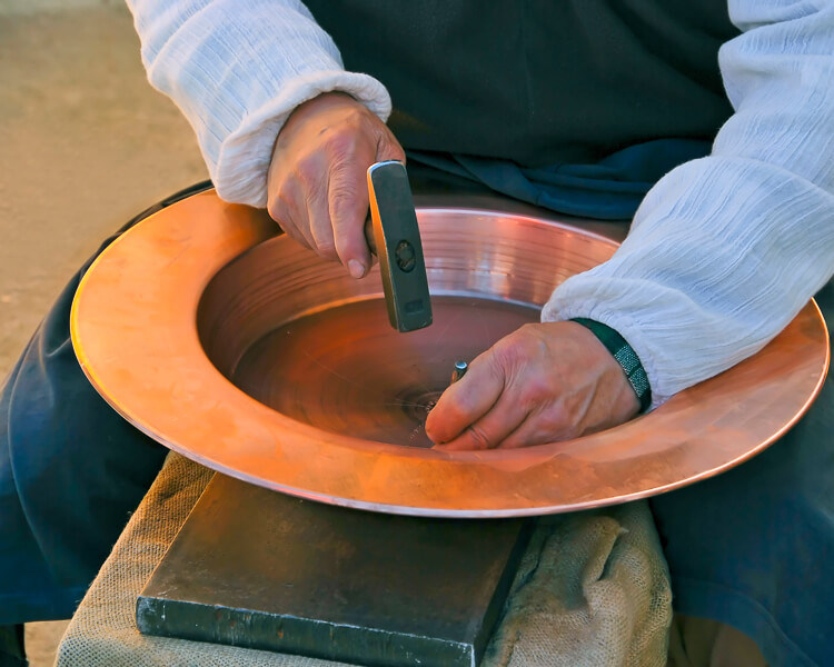 Coppersmith working Coppersmith working