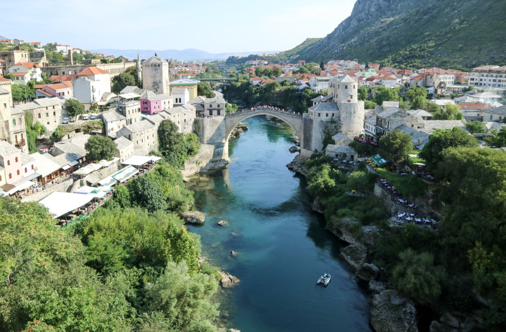 Stari Most Stari Most from top of Minaret