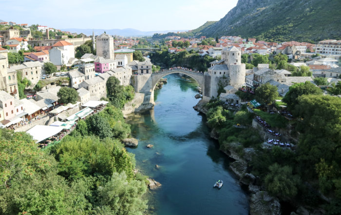 Stari Most from top of Minaret