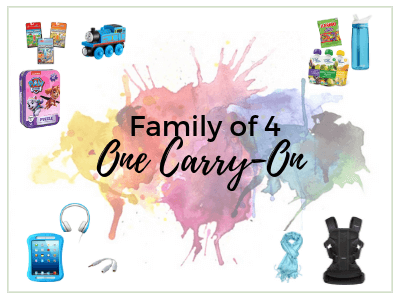 Family of 4 with one carry on