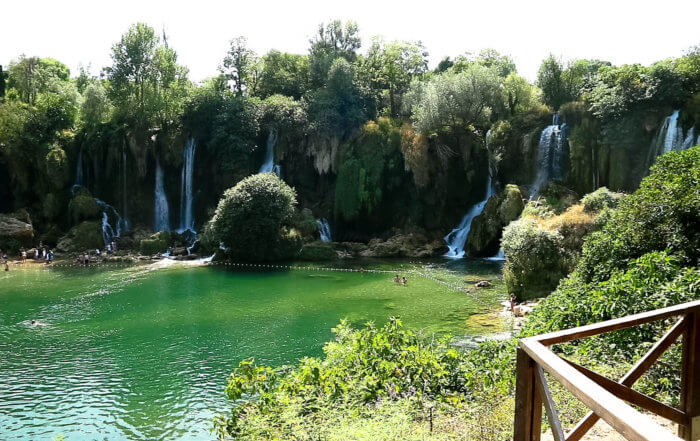 Kravice Falls from Overlook