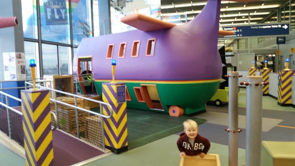 Matthew at the O'Hare Airport Playground