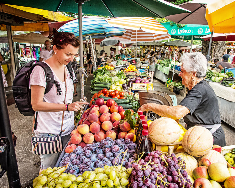 Green Market Trogir Croatia Green Market Trogir Croatia