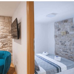 kairos3sq Bedroom of apartment in Trogir, Croatia
