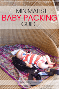 minimalist baby packing guide